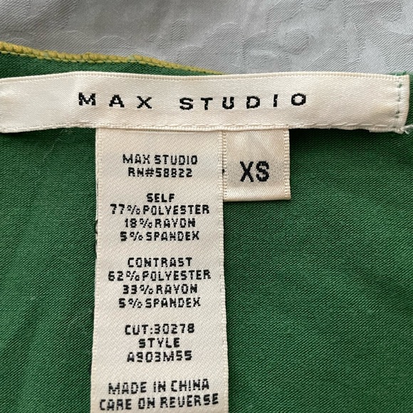 Max Studio Green Dress - Picture 6 of 7